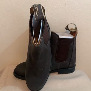 Vequi Comfort Brown Suede Elastic Slip On Ankle Riding Boots